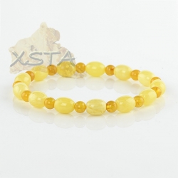 Matt opaque amber bracelet for women